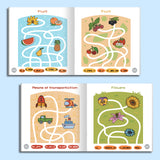 Children's space maze activity book for creative thinking