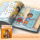 Printed STEM book for electricity and magnetism vocabulary and early science learning