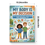 My Body Is My Decision Body Safety Book for Kids product image 8 showing printed book details for screen-free reading and learning