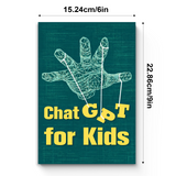 ChatGPT for Kids AI Learning Guide product image 8 showing printed book details for screen-free reading and learning
