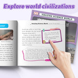 Ages 7-12 history reading book for screen-free learning