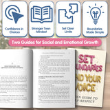 How to Handle Friendships, Pressure, and G + Set Boundaries, Find Your Voice: Teen Self: 2-Book Set bundle detail image, image 7, bundle ISBN 9798904661397
