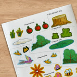 Ages 3-6 travel sticker book for outdoor discovery