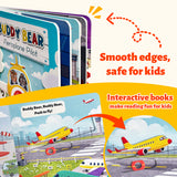 Ages 1-4 push-pull book for screen-free parent-child early learning