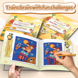 Ages 4-8 visual puzzle book for screen-free observation practice