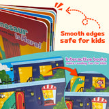 Ages 1-4 interactive board book for screen-free parent-child reading