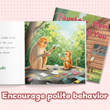 Printed family story book for mom and daughter bedtime reading