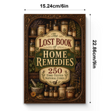 Size reference image for 250 natural cures and herbal wellness guide