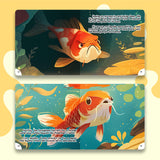 Fish story scene from The Three Fishes bilingual picture book