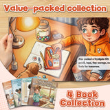 4-book read-aloud set for kids about learning from mistakes and trying again