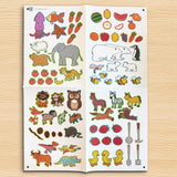 Children's error correction sticker book for problem solving