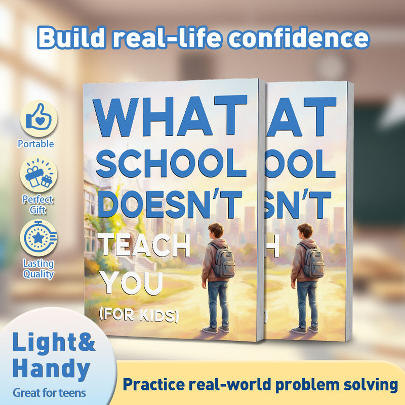 What School Doesn't Teach You for Kids life skills book cover