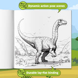 Detailed Dinosaur Art Coloring Book for Kids product image 5 showing printed book details for screen-free reading and learning