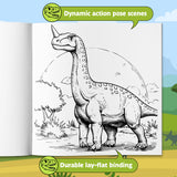 Dinosaur Coloring Book for Kids product image 5 showing printed book details for screen-free reading and learning