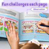 Fun Find the Difference Book for Kids product image 6 showing printed book details for screen-free reading and learning