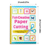 Children's scissor skills activity book for cutting, folding, and craft play