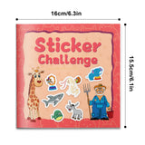 Quick reflex sticker activity book for kids with animal and action scenes