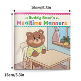 Ages 3-6 mealtime manners book for polite behavior