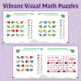 Printed mathematics challenge book for early learning success and problem-solving