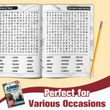 Easy Jumbo Word Search for Seniors product image 6 showing printed book details for screen-free reading and learning