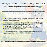 Bilingual Tales: The City Mouse and the Country Mouse – English & Spanish Storybook