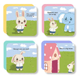 Printed early learning concept book for preschool comparison skills