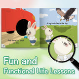 Children's bunny comparison book for visual learning and family reading