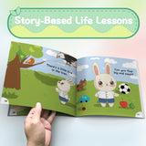 Bunny's Big and Small Day Early Learning Book product image 6 showing printed book details for screen-free reading and learning