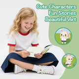Bunny's Big and Small Day Early Learning Book product image 7 showing printed book details for screen-free reading and learning