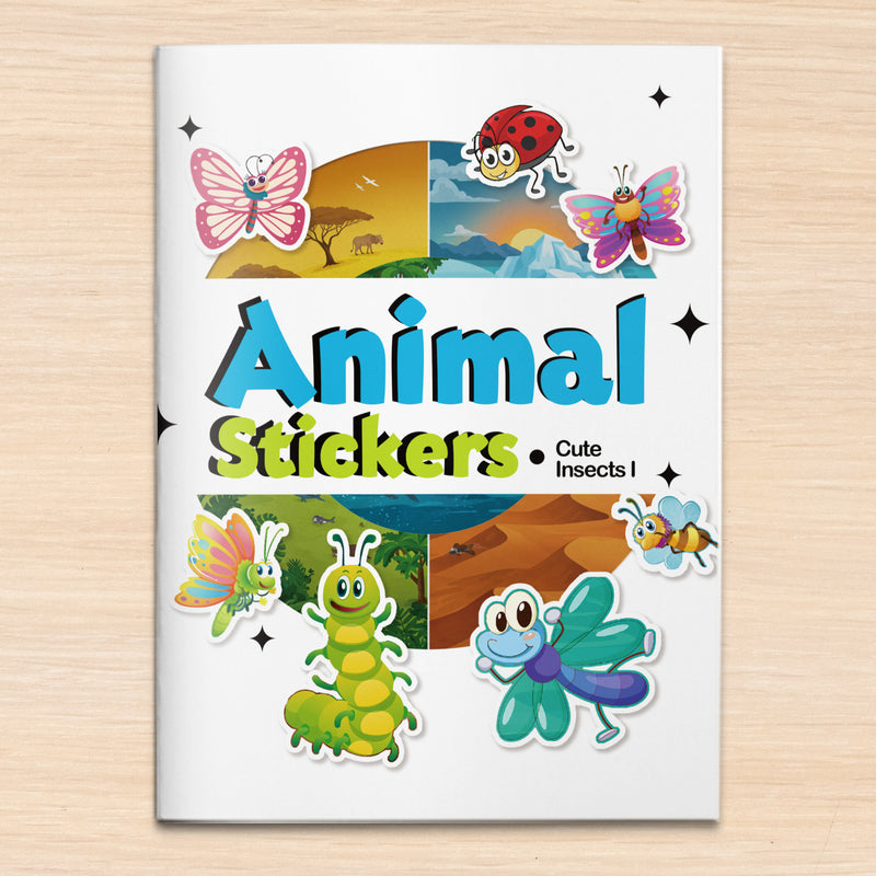 Animal Stickers Cute Insects cover