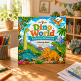 Cute Dinosaur Coloring Book, Volume 21 physical printed book product image 5, ISBN 9798904669911
