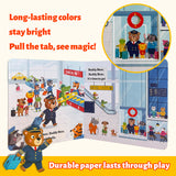 Buddy Bear Aeroplane Pilot Push-Pull Board Book product image 5 showing printed book details for screen-free reading and learning