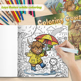 Cow Coloring Book for Kids product image 5 showing printed book details for screen-free reading and learning
