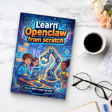 Learn Openclaw from Scratch Coding and Robotics for Kids product image 9 showing printed book details for screen-free reading and learning