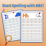 Early literacy workbook for letter formation