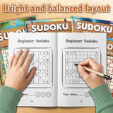 Forest Sudoku Puzzle Books: 4-Level Logic Set product image 9 showing printed book details for screen-free reading and learning