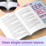 Teen Girl's Handbook product image 5 showing printed book details for screen-free reading and learning