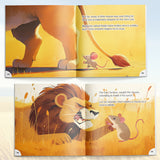 Children's bilingual fable book for early language learning and comprehension