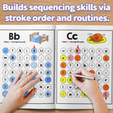 Children practicing beginning sounds and letter recognition