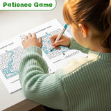 Forest animal maze book for problem-solving skills