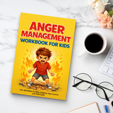 Anger Management Workbook for Kids product image 9 showing printed book details for screen-free reading and learning