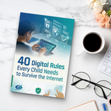 40 Digital Rules for Kids Internet Safety product image 9 showing printed book details for screen-free reading and learning