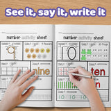 Preschool ABC and 123 early learning book