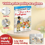 I Want to Be a Firefighter Early Reader Book for Kids product image 5 showing printed book details for screen-free reading and learning