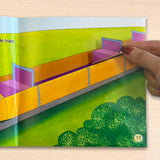 Children's playground picture book with stickers