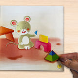 Children's friendship picture book with stickers