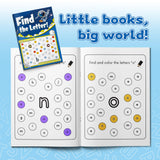 Children's alphabet coloring and search activity book