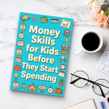 Money Skills for Kids Before They Start Spending product image 9 showing printed book details for screen-free reading and learning