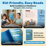 Raising Street-Smart Kids Safety and Life Skills Book product image 5 showing printed book details for screen-free reading and learning