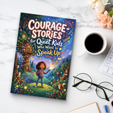 Courage Stories for Quiet Kids Who Want to Speak Up product image 9 showing printed book details for screen-free reading and learning